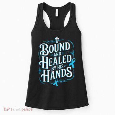 Healed By His Hands Prostate Cancer Awareness Women's Tank Top