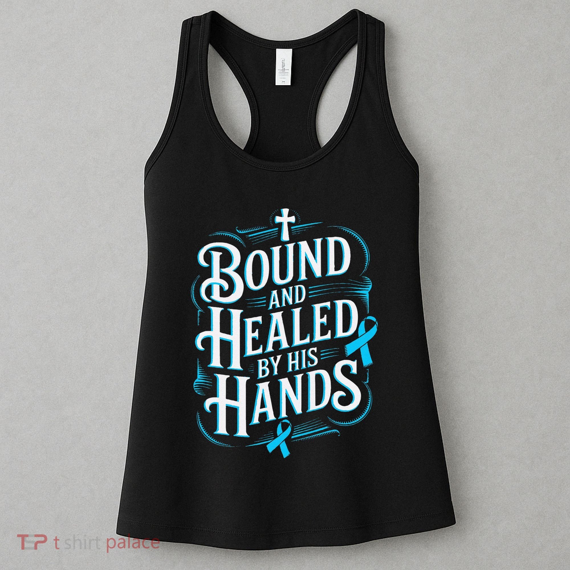 Healed By His Hands Prostate Cancer Awareness Women's Tank Top