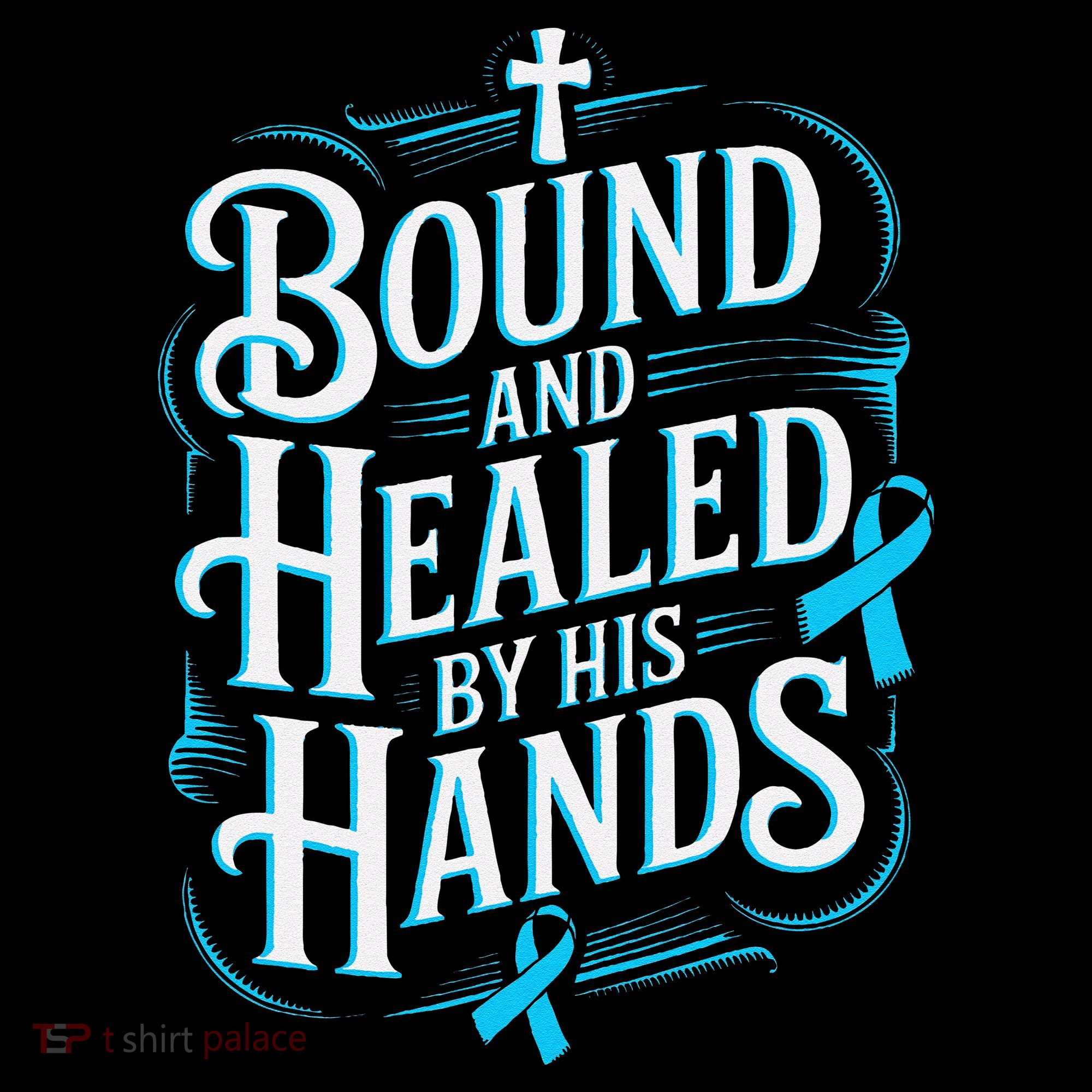 Healed By His Hands Prostate Cancer Awareness Baby Bodysuit