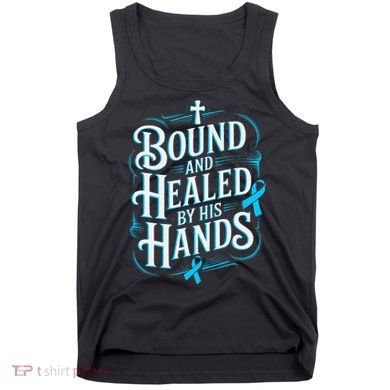 Healed By His Hands Prostate Cancer Awareness Tank Top
