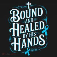 Healed By His Hands Prostate Cancer Awareness Tank Top thumb 6