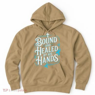 Healed By His Hands Prostate Cancer Awareness Hoodie