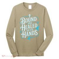 Healed By His Hands Prostate Cancer Awareness Long Sleeve Shirt thumb 0