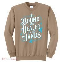 Healed By His Hands Prostate Cancer Awareness Sweatshirt thumb 0