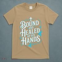 Healed By His Hands Prostate Cancer Awareness T-Shirt thumb 5