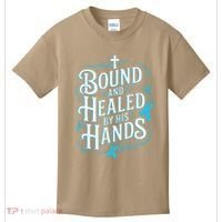 Healed By His Hands Prostate Cancer Awareness Kids T-Shirt thumb 0