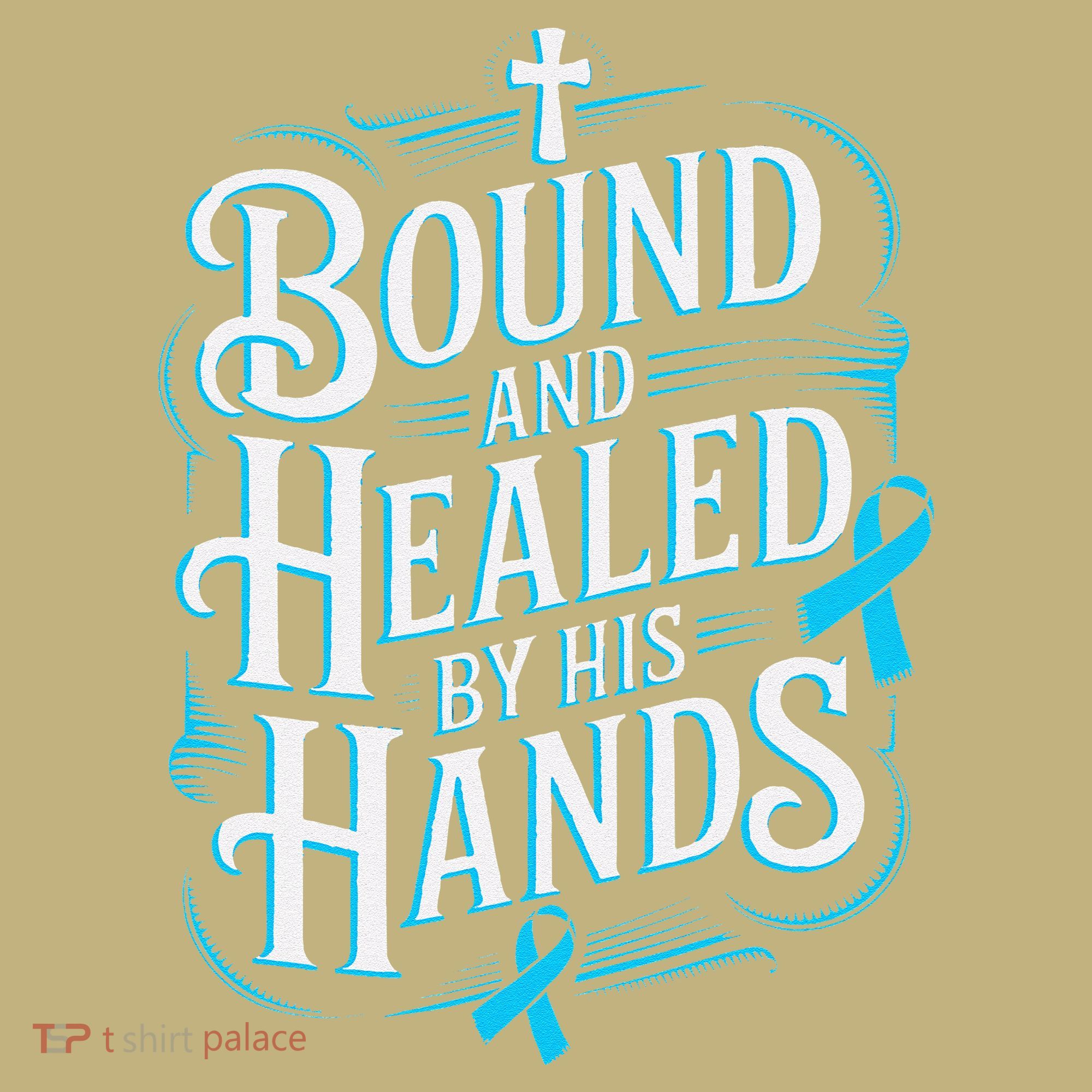 Healed By His Hands Prostate Cancer Awareness Kids T-Shirt