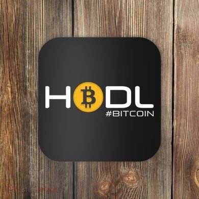 Hodl Bitcoin Coaster
