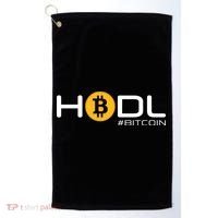 Hodl Bitcoin Golf Towel thumb 0