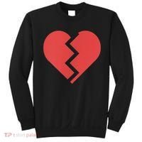 Heartbreak Broken Heart Graphic Print Chic Stylish Fashion Sweatshirt thumb 0