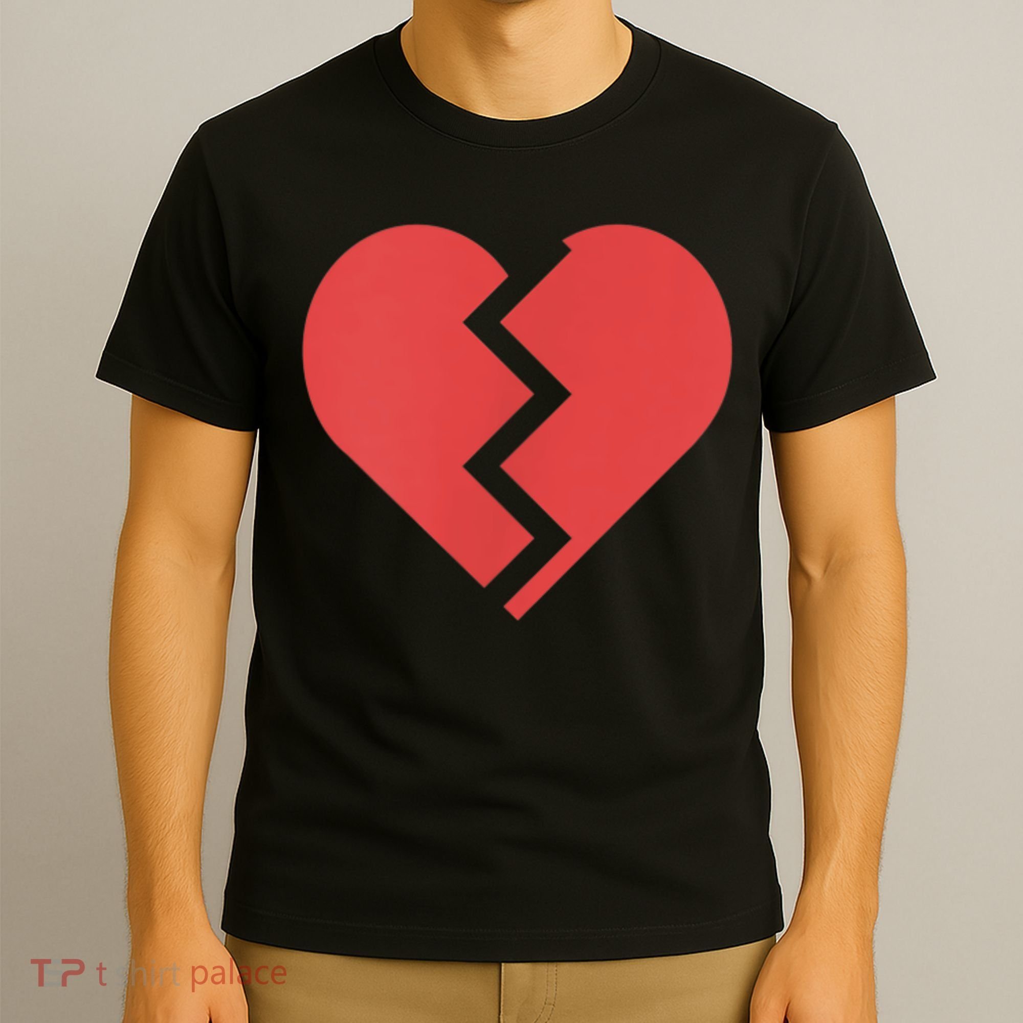 Heartbreak Broken Heart Graphic Print Chic Stylish Fashion T-Shirt