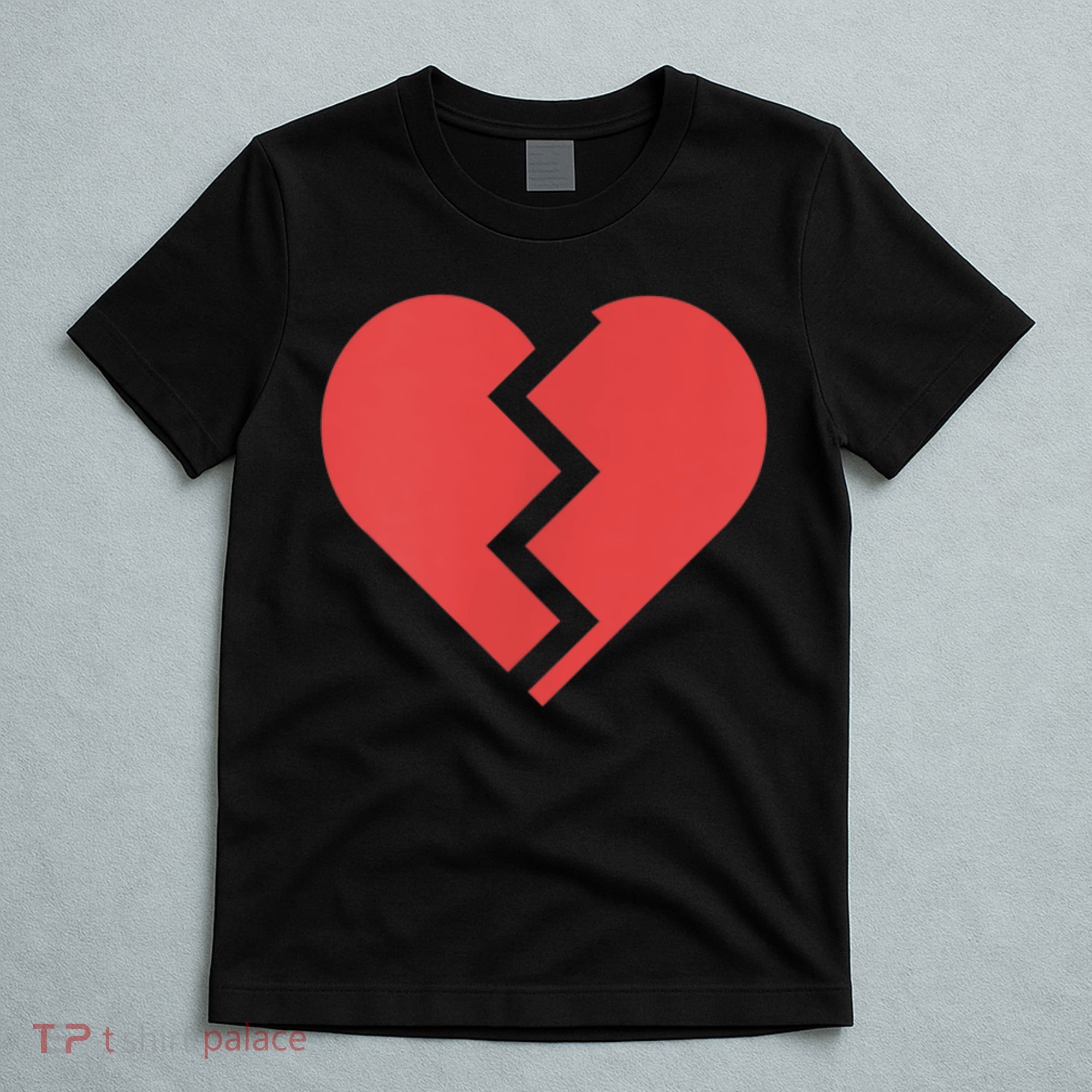 Heartbreak Broken Heart Graphic Print Chic Stylish Fashion T-Shirt