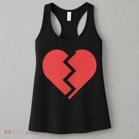 Heartbreak Broken Heart Graphic Print Chic Stylish Fashion Women's Tank Top thumb 3