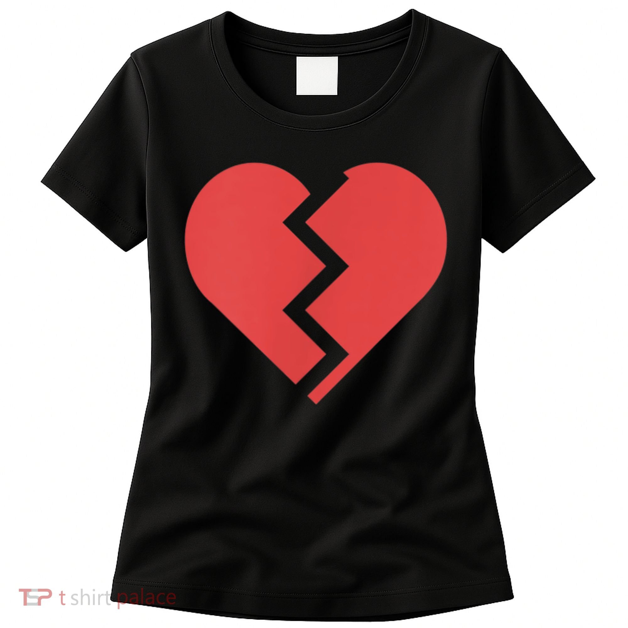 Heartbreak Broken Heart Graphic Print Chic Stylish Fashion Women's T-Shirt