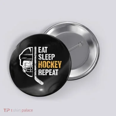 Hockey Boy Button