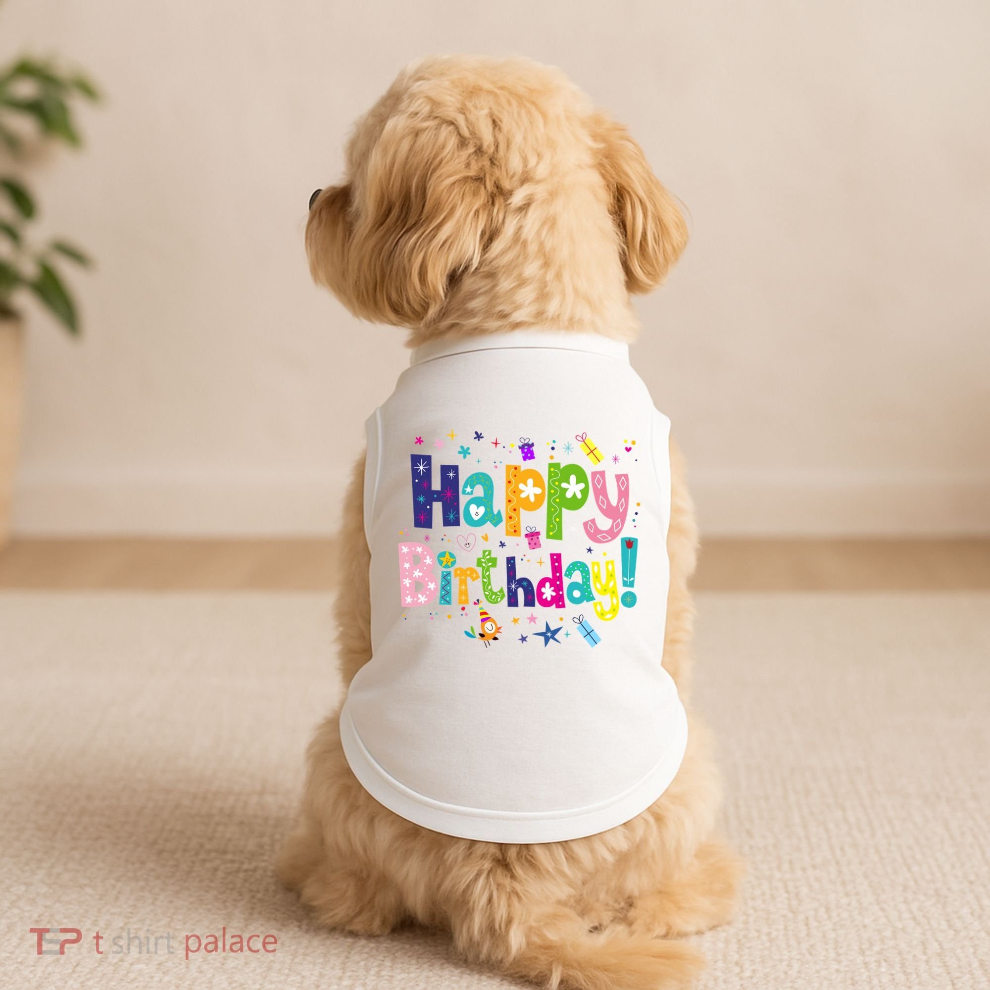 Happy Birthday Doggie Tank