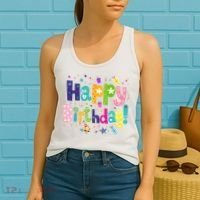 Happy Birthday Women's Tank Top thumb 2