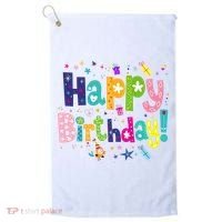 Happy Birthday Golf Towel thumb 0
