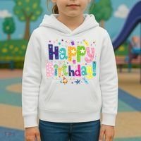 Happy Birthday Kids Hoodie thumb 3