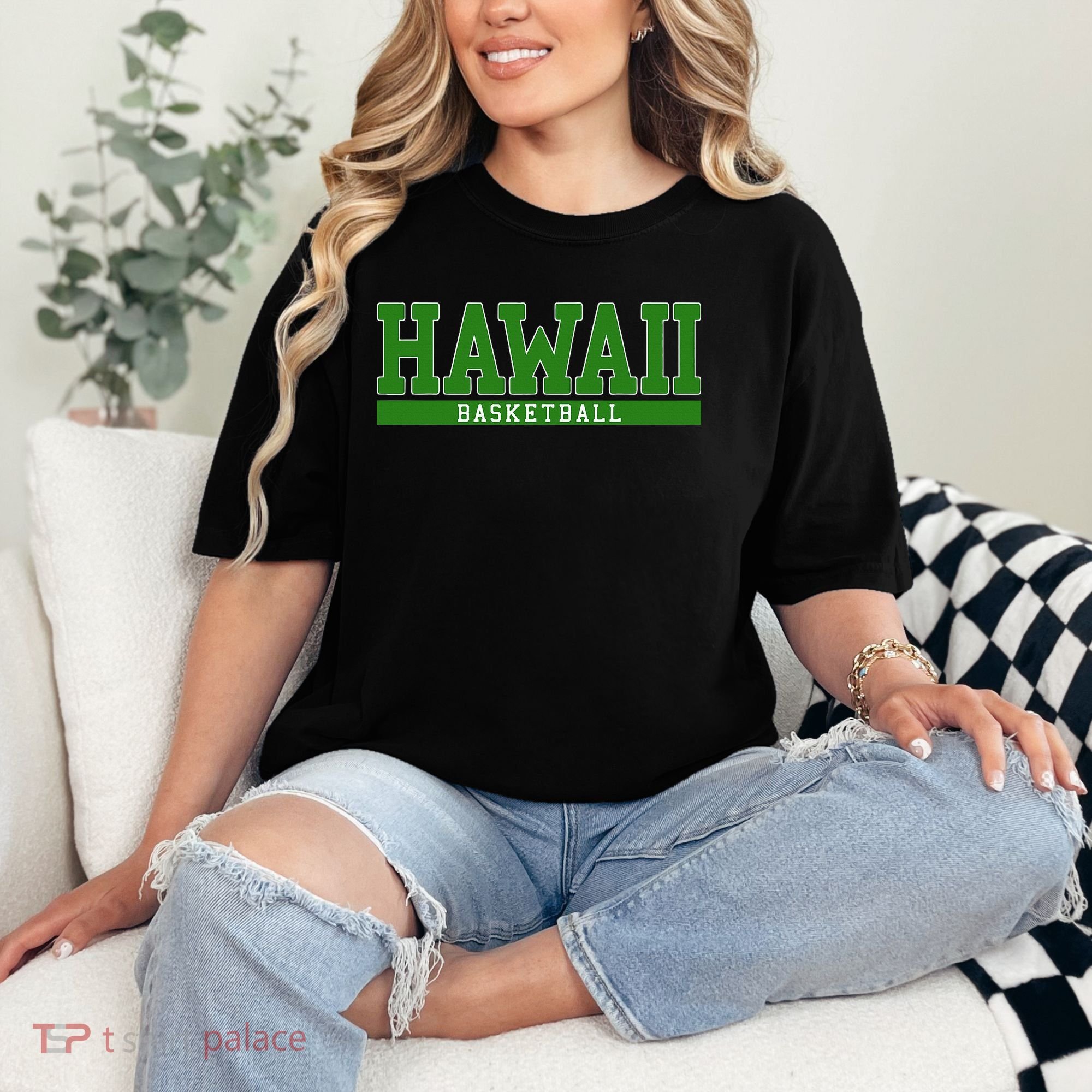 Hawaii Basketball Comfort Colors T-Shirt