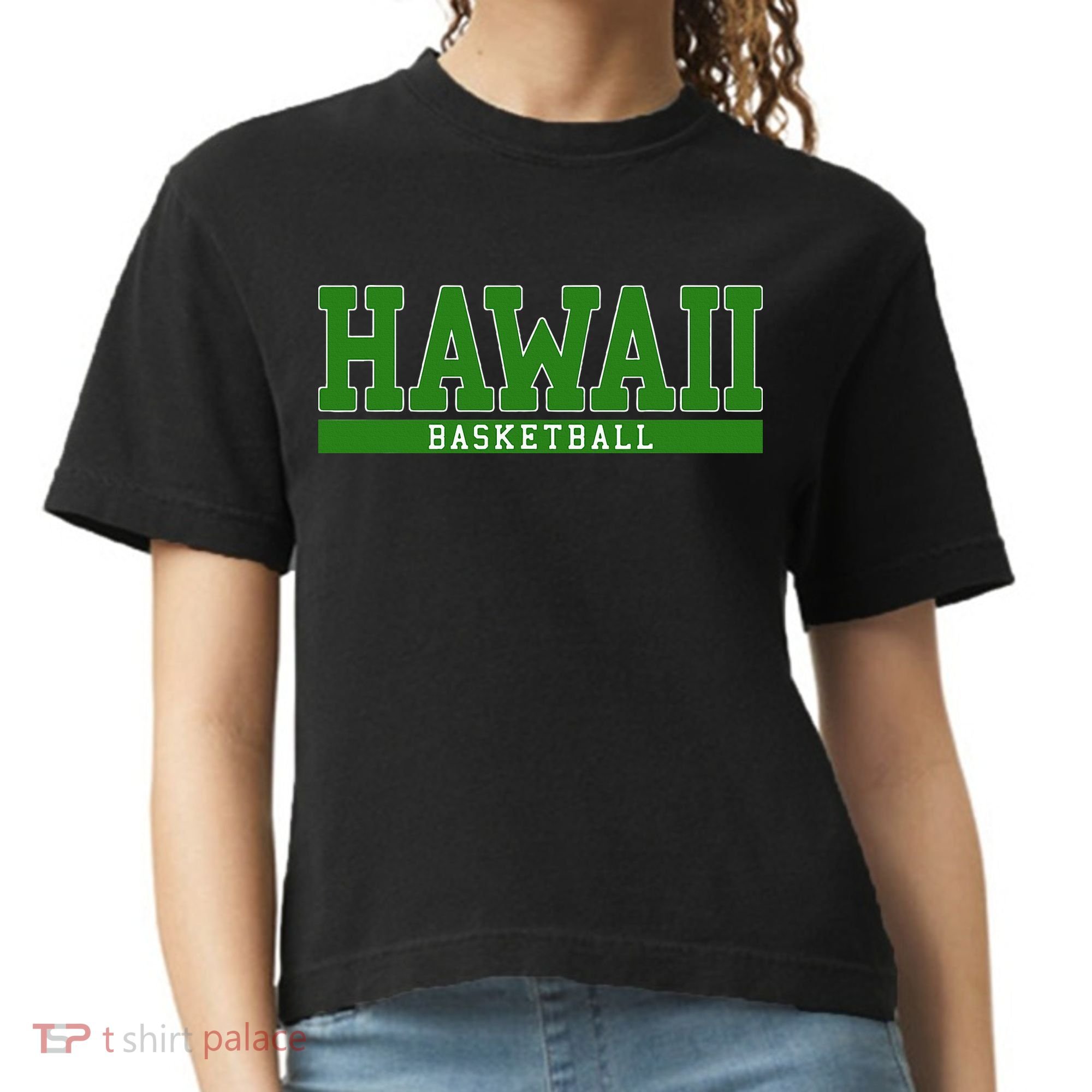 Hawaii Basketball Comfort Colors Boxy T-Shirt