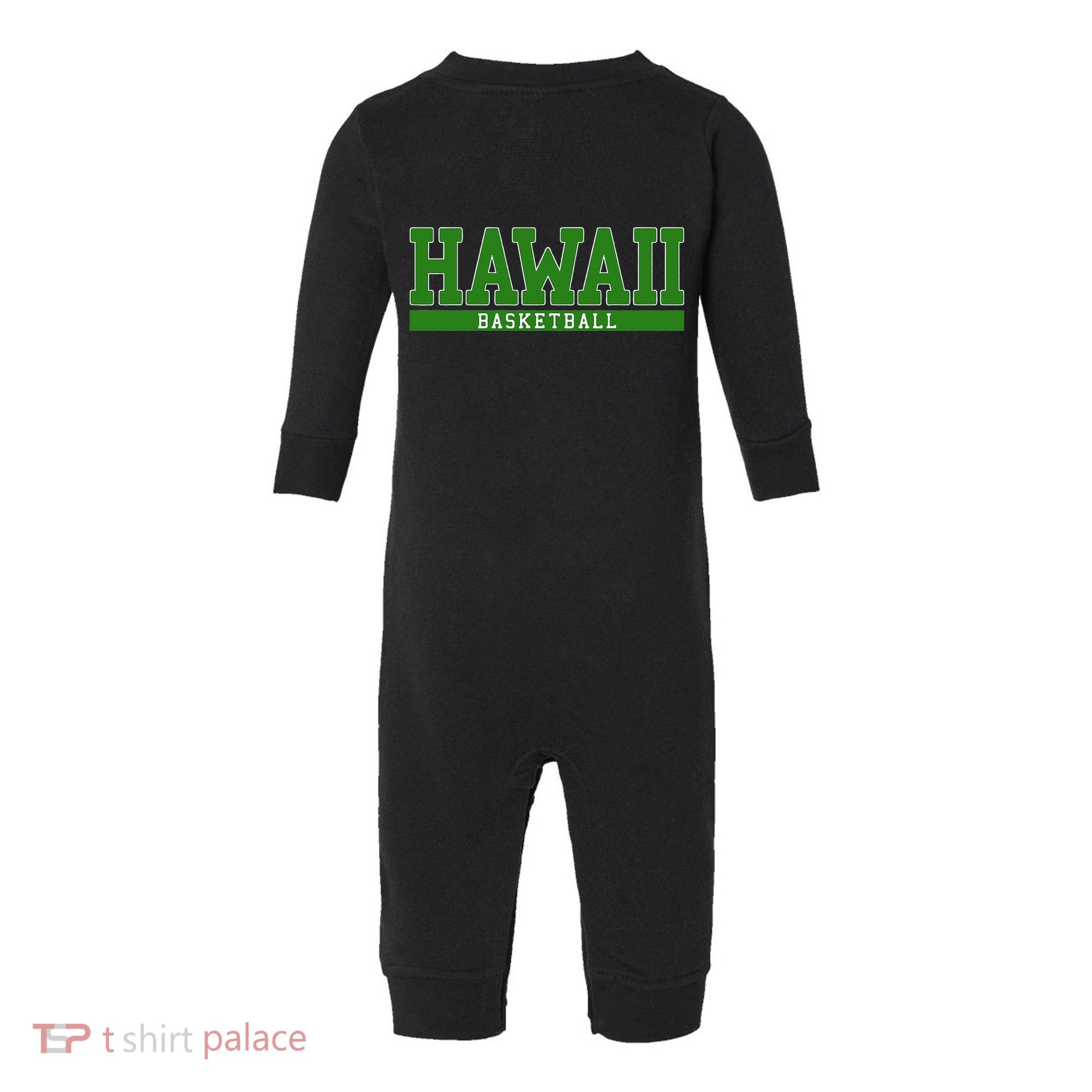 Hawaii Basketball Infant Fleece One Piece