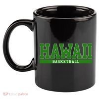 Hawaii Basketball 11oz C Handle Ceramic Mug thumb 2