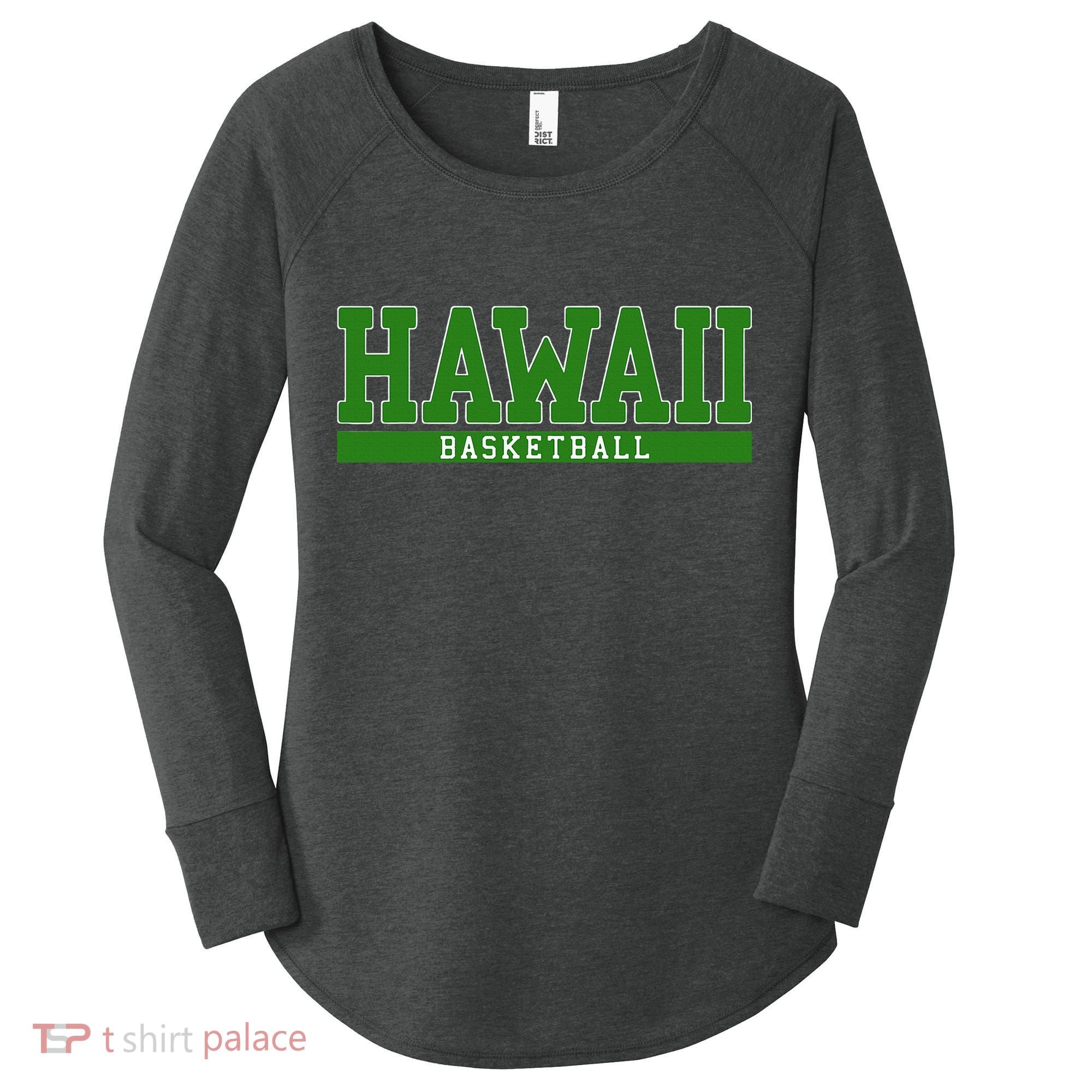 Hawaii Basketball Women's Perfect Tri Tunic Long Sleeve Shirt
