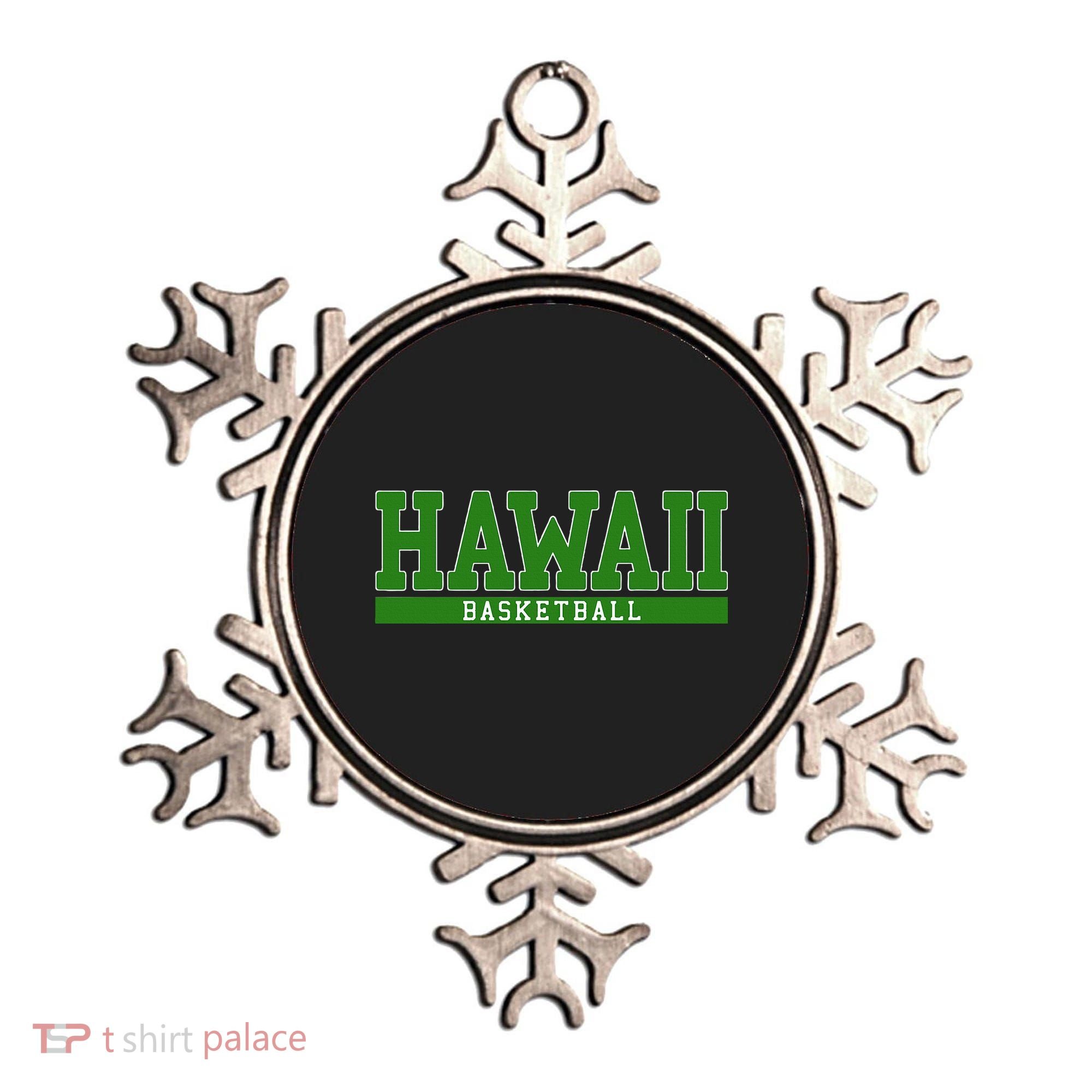 Hawaii Basketball Ornament