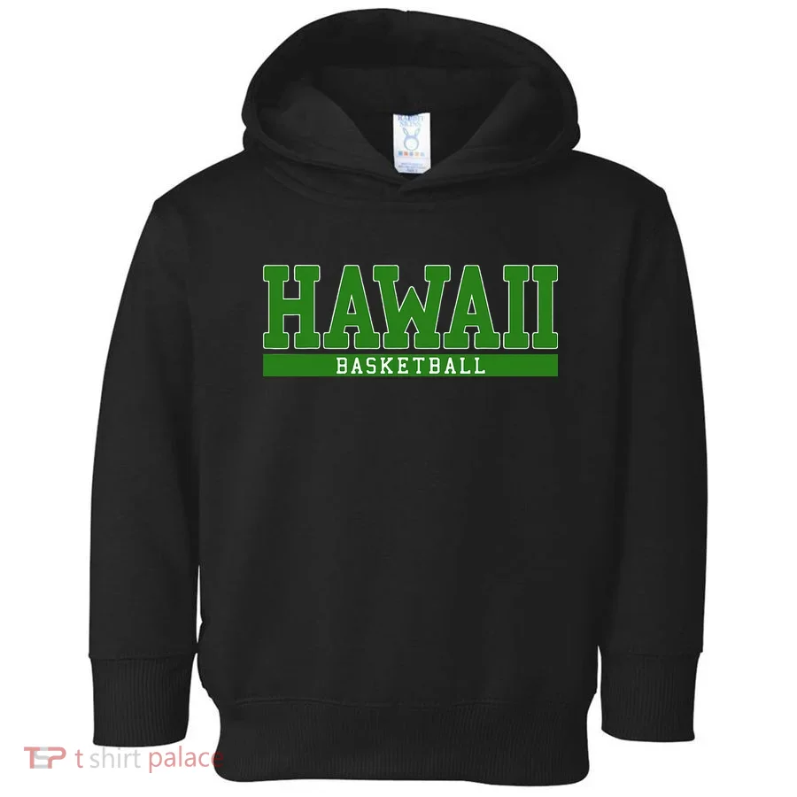 Hawaii Basketball Toddler Hoodie