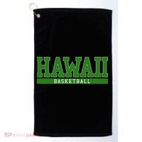 Hawaii Basketball Golf Towel thumb 0