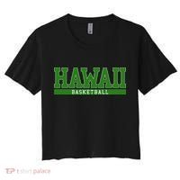 Hawaii Basketball Women's Crop Top Tee thumb 0