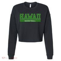 Hawaii Basketball Cropped Pullover Crew thumb 0