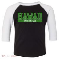 Hawaii Basketball Toddler Fine Jersey T-Shirt thumb 0