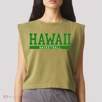 Hawaii Basketball Garment-Dyed Women's Muscle Tee thumb 2
