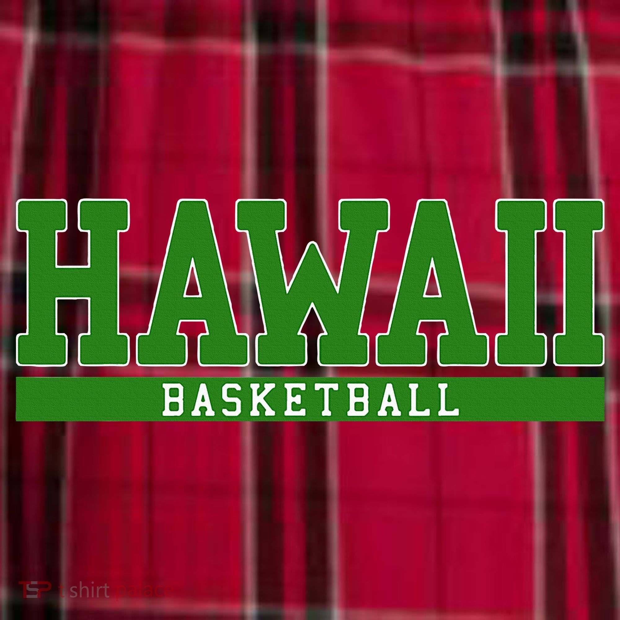 Hawaii Basketball Men's Flannel Plaid Pajama Pants