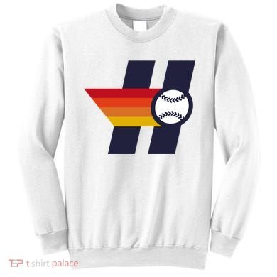 Houston Baseball H Retro Vintage Sweatshirt