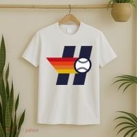 Houston Baseball H Retro Vintage T-Shirt thumb 2