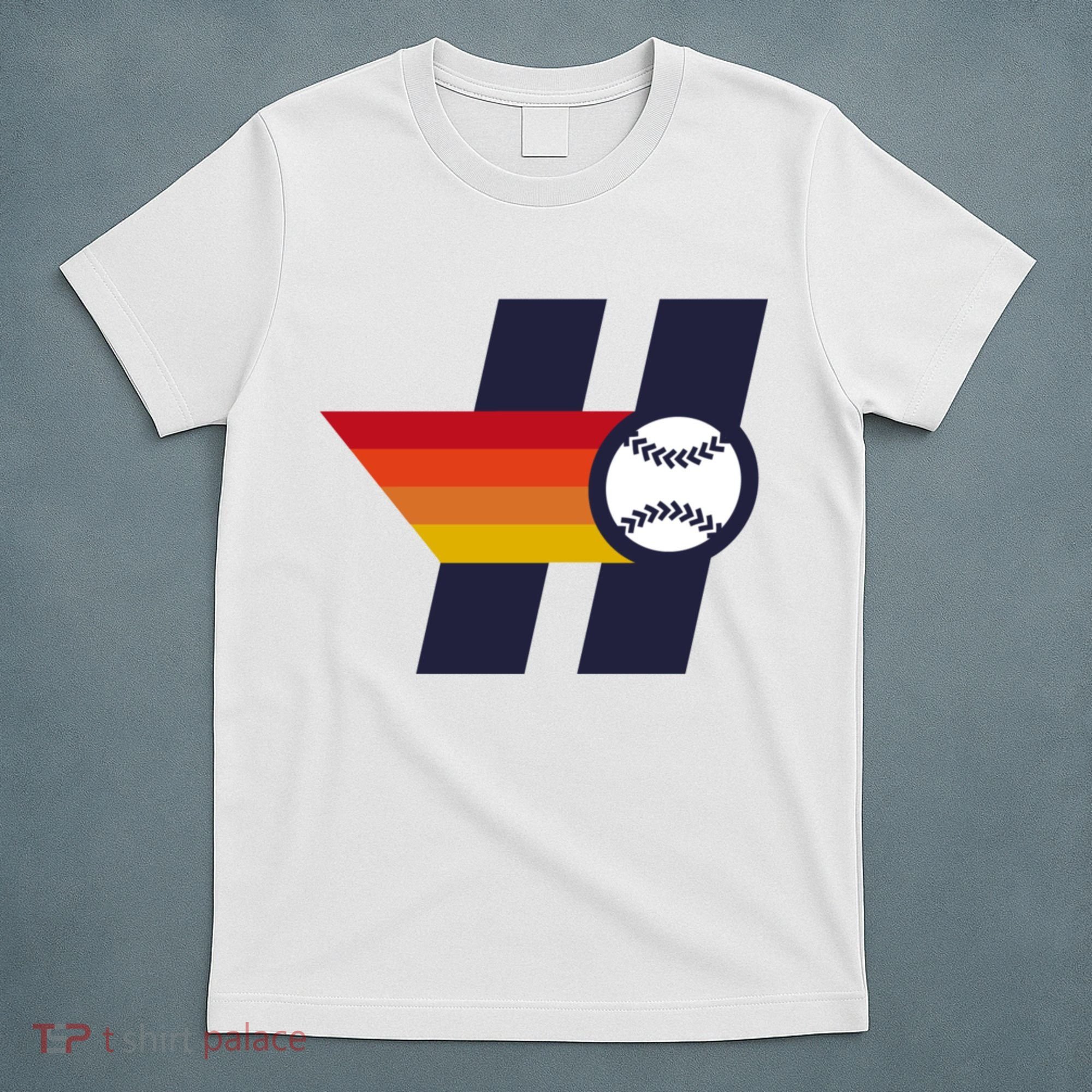 Houston Baseball H Retro Vintage T-Shirt