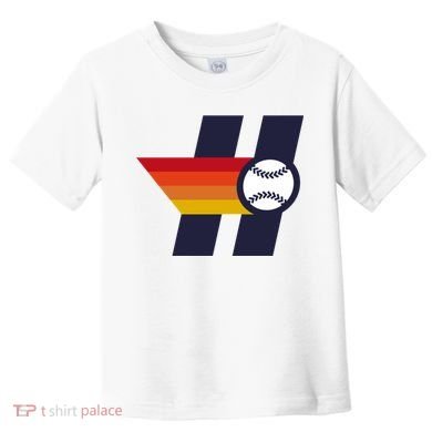 Houston Baseball H Retro Vintage Toddler T-Shirt