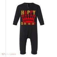 Happy Birthday Infant Fleece One Piece thumb 0