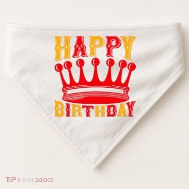 Happy Birthday USA-Made Doggie Bandana