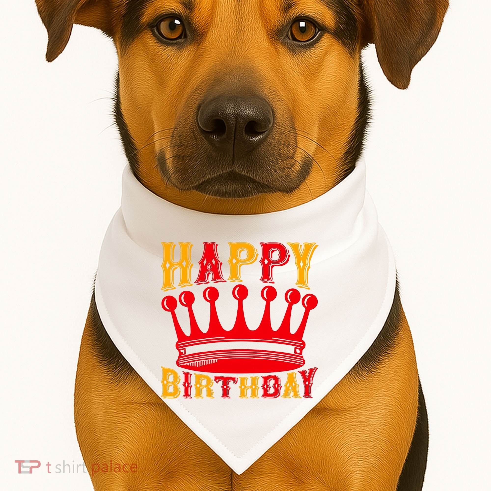 Happy Birthday USA-Made Doggie Bandana