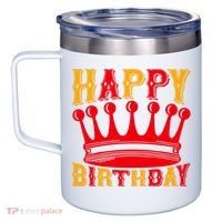Happy Birthday 12oz Stainless Steel Coffee Mug thumb 2