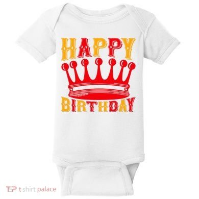 Happy Birthday Baby Bodysuit
