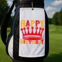Happy Birthday Golf Towel thumb 2
