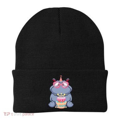 Hippopotamus Birthday Hippo Gift Beanie