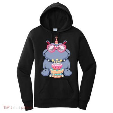 Hippopotamus Birthday Hippo Gift Women's Hoodie