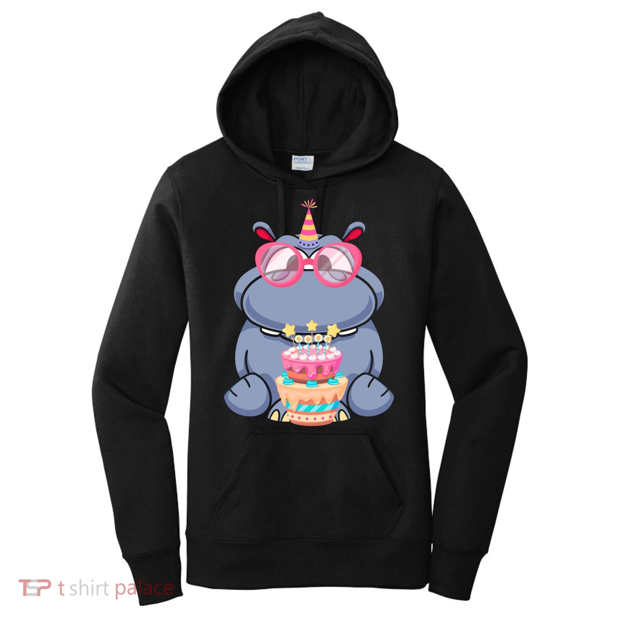 Hippopotamus Birthday Hippo Gift Women's Hoodie