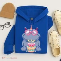 Hippopotamus Birthday Hippo Gift Hoodie thumb 4